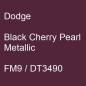 Preview: Dodge, Black Cherry Pearl Metallic, FM9 / DT3490.